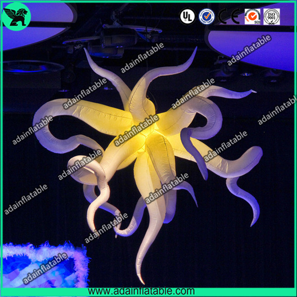 Indoor Event Hanging Decoration Inflatable Bend Star