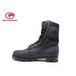 China oxford Leather Military Combat Boots , high top hunting army surplus jungle boots for sale