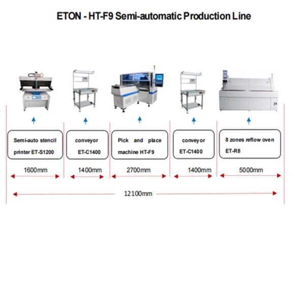 Dual arm full-automatic high speed 250000CPH LED making machine