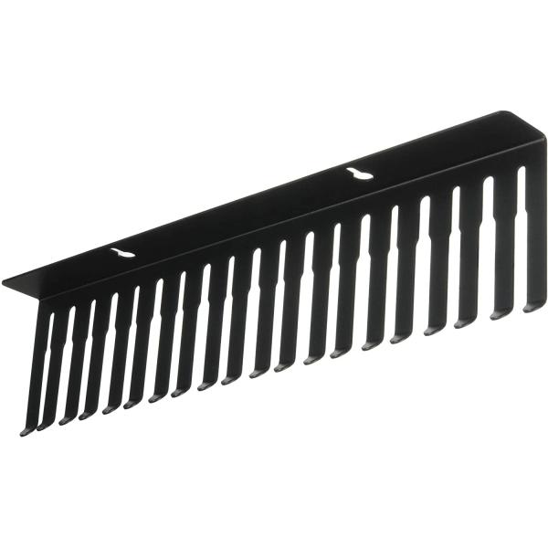 Customized Logo Print Iron Modular Patch Cable Holder Wall Mountable Hanger Claw 19 Slots