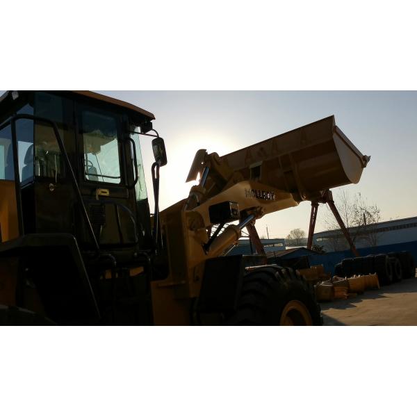 5 Ton Heavy Duty Wheel Loader Front End With 3m3 Bucket 30 Degree Gradeability