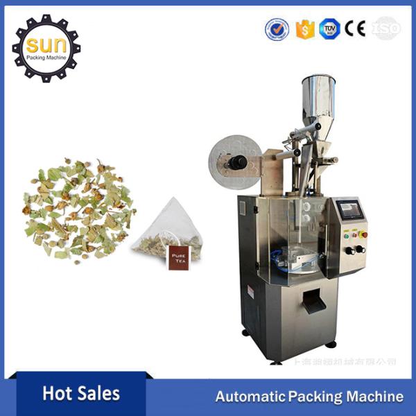 Pyramid tea bag packing machine/ nonwoven frabic pyramid tea bag packing machine