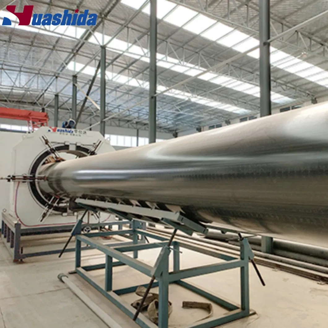 Automatic Large-Diameter Pre-Insulated Pipe Production Line with Vacuum Calibration and Single-Screw Extruder