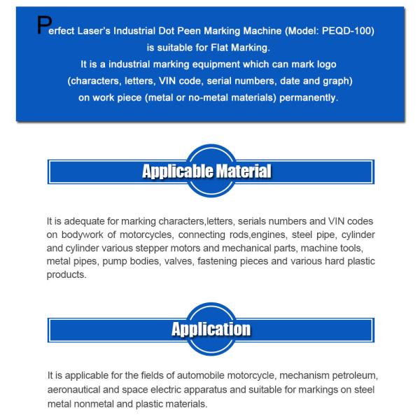 Industrial Pneumatic Marking Machine Multi-Function For Mechanical Part Depth 0.01 - 2mm