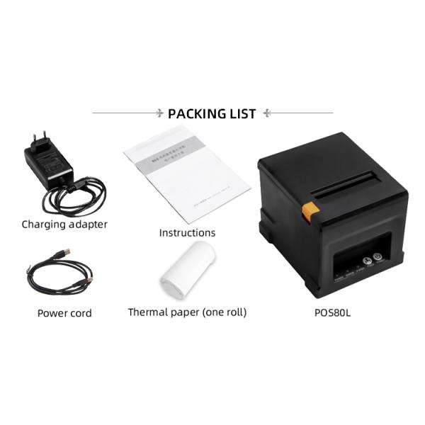 Direct 80mm Thermal POS Printer with Multi-Language Support and Mini Date Code Printing