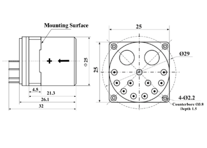 Quartz Flexible Accelerometer with ±20g Range 1.2～1.6mA/g Scale Factor and ≤30ug Bias Stability for Precision Inertial Navigation