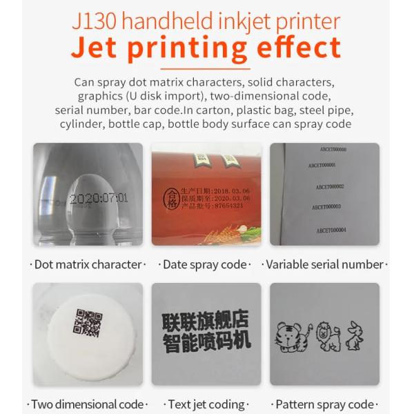 Portable Industrial Handheld Inkjet Printer for Carton Printing on Various Materials