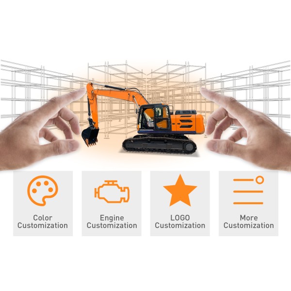 CAT 307E Crawler Excavator Stable Drive Components For Foundation Projects