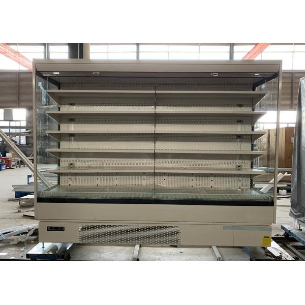 5 Layers R404a Open Air Refrigerated Display Cases Air Cooling