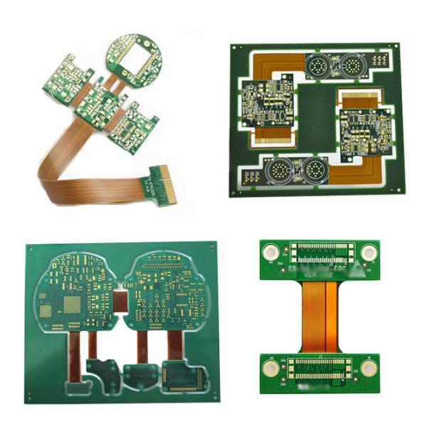 Yellow CEM3 CEM1 Rigid Flex PCB Multilayer Flexible Circuit Board