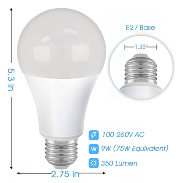 E27 , RGB warm cold color ZIGBEE 3.0 smart LED bulb, dimmable, work with google home, TUYA Smart life