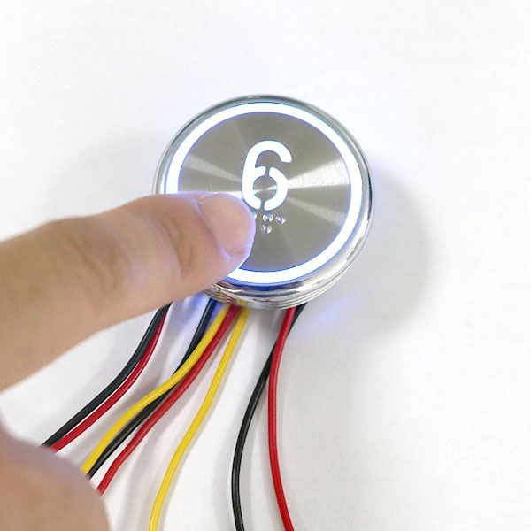 Modern Non-Contact Touchless Elevator Push Button for Hotel Elevators and Cop Lop Elegant Elevator Parts