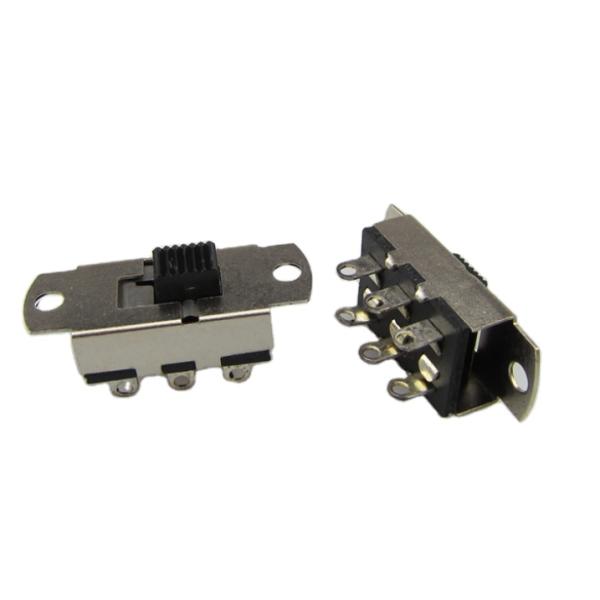 DC50V 0.5A 2P2T Miniature Right Angle Slide Switch