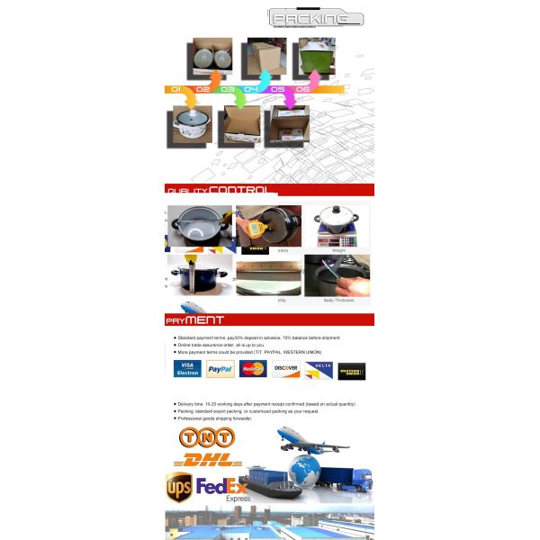 Custom Logo 32cm Enameled Steel Cookware Non Stick Buffet Casserole Classical Style