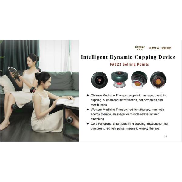 Certification EMC Fitdash Electronic Cupping Cupping Therapy Sets with ABS PC Material