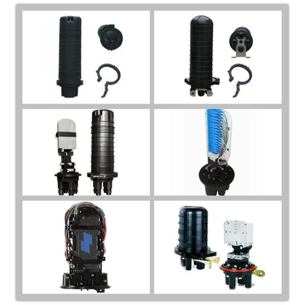 Aerial Fiber Optic Splice Closure with Heat Shrinkable Sealing Structure