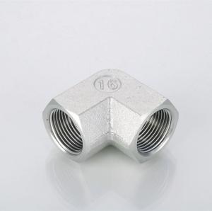 China BSP/BSPT Standard 90 Degree Elbow Carbon Steel Hydraulic Adapter 7t9 Thread Fitting on sale