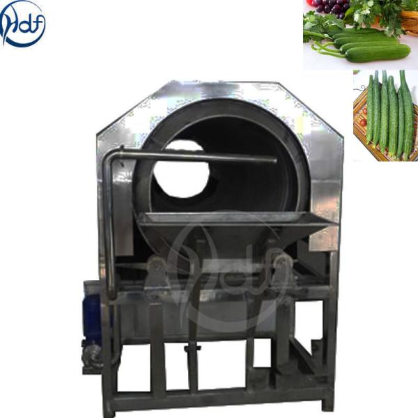 Multifunctional Drum Type Vegetable Washing Machine 300 - 2000 Kg / H Capacity Food Washing Equipment
