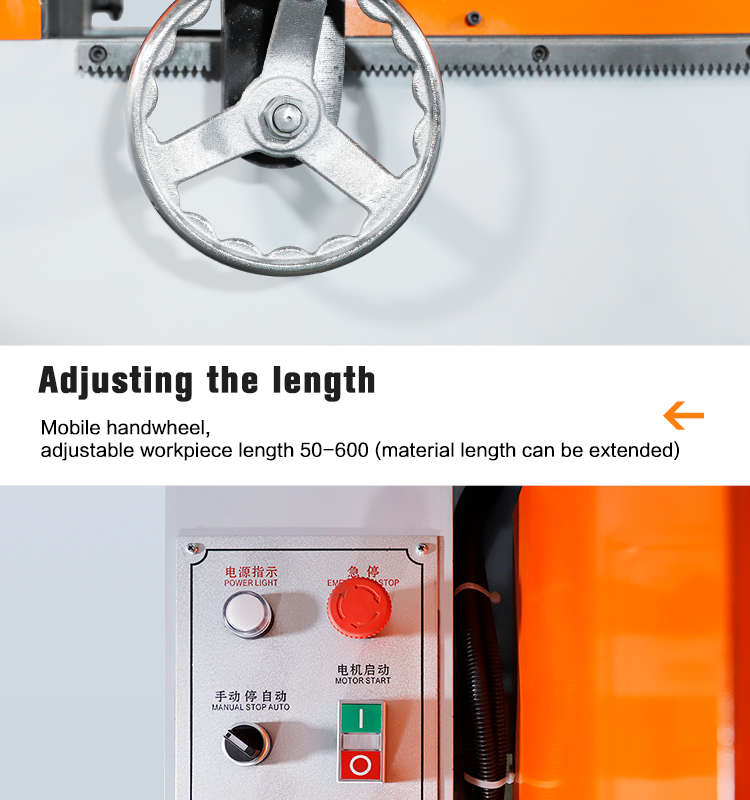 50 Series Pneumatic Double-head Chamfering Machine Double-head Chamfering Machine Chamfering Rod