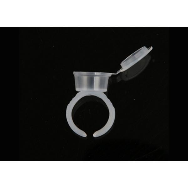 Transparent Flip Anti Oxidation Microblading Ink Cup Ring With Cover