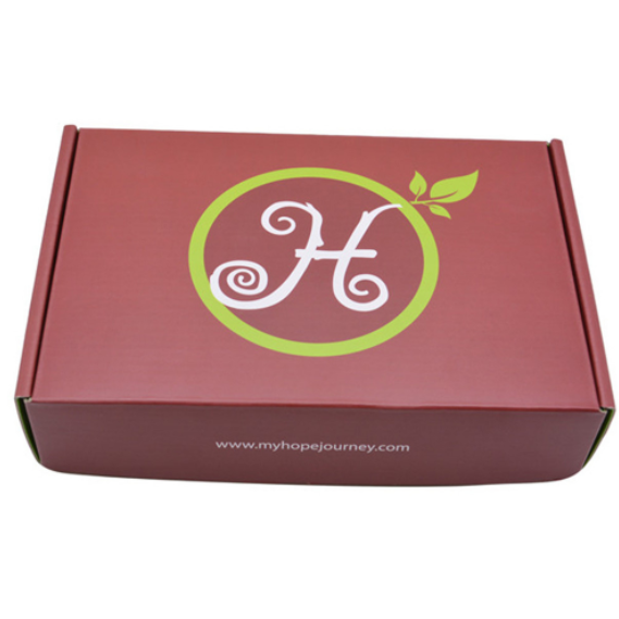 Recyclable 250gsm Corrugated Mailing Boxes Both Sides Printing