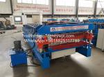Aluminum Roofing Sheet Roll Forming Machine Double Layer Metal Tile Making