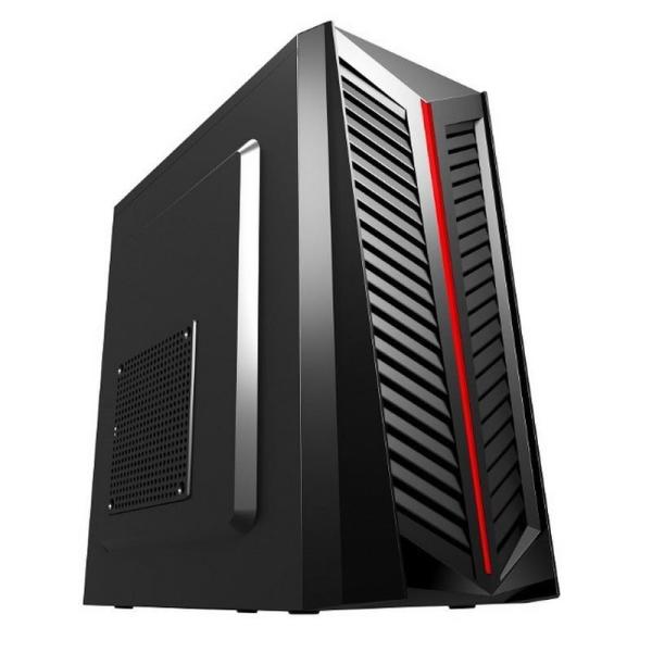 Micro MATX ARGB Computer Cabinet RGB LED PC Case 4 Full Slots