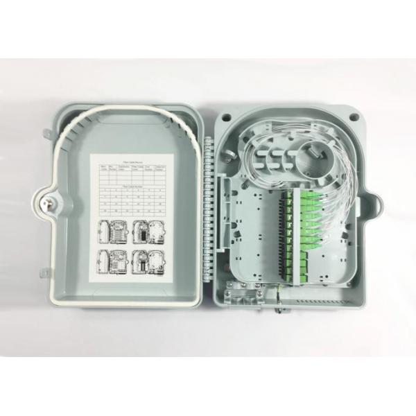 Waterproof ABS PC FTTH 24 Port Fiber Optic Terminal