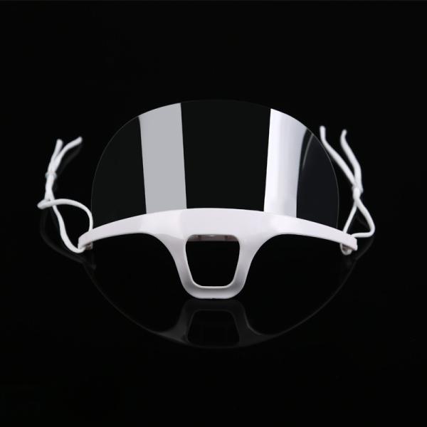 Hygiene Transparent Plastic Mouth Cover For Waitress