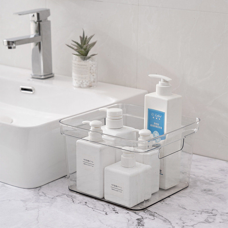 Hot-Selling Wholesale High Transparency Sturdy Durable Large Capacity Minimalist Style Plastic Storage Box for Home Storage