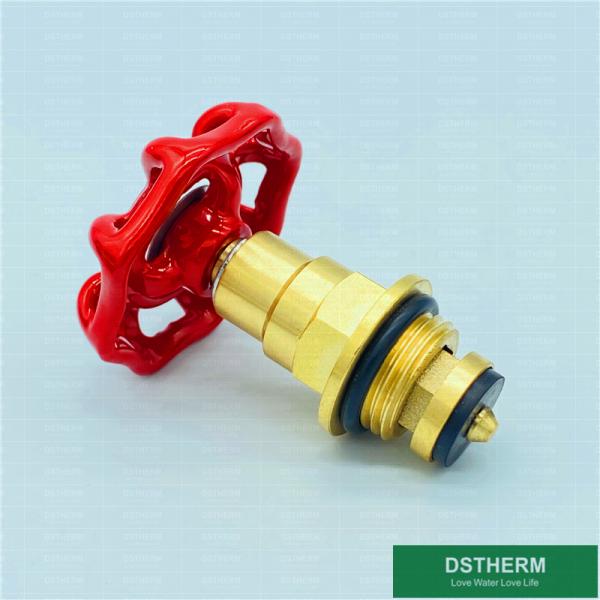 Cartridges Brass 1/2 Inch Stop Valve For Stop Customized Top Part
