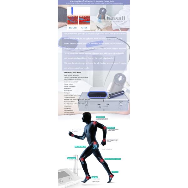 Slimming Cellulite ED ESWT Non Invasive Shock Wave Machine