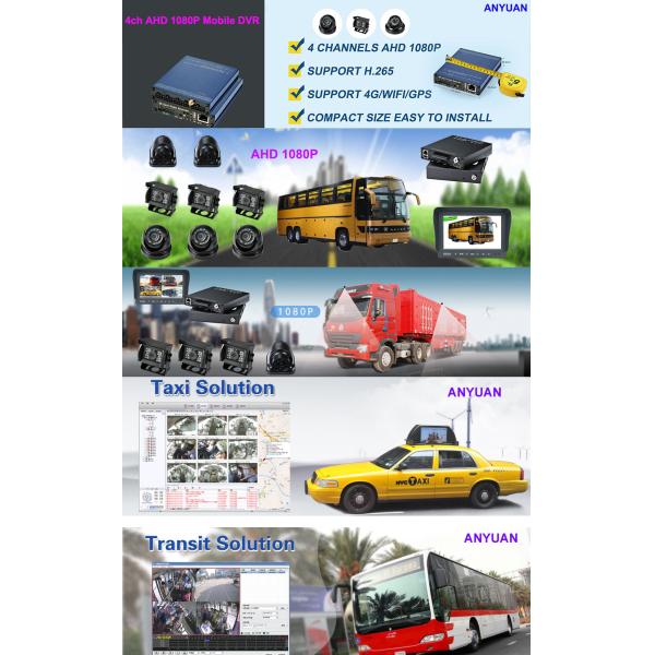 4CH Mobile DVR SD Card Video Recorder