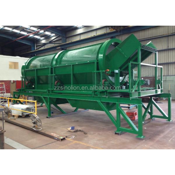 Advanced Heavy Duty Construction Municipal Solid Waste Drum Screen for Garbage Sorting Line