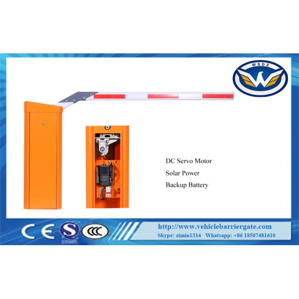 Solar Power Automatic Barrier Gate DC Servo IP54 No Need Human Intervention