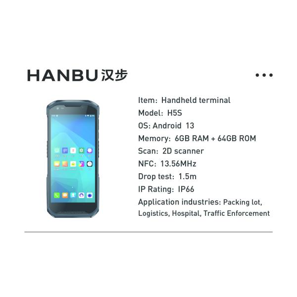 4G / Wifi / Bluetooth Handheld Terminal Waterproof Pda Mobile Computer For Smooth Communication
