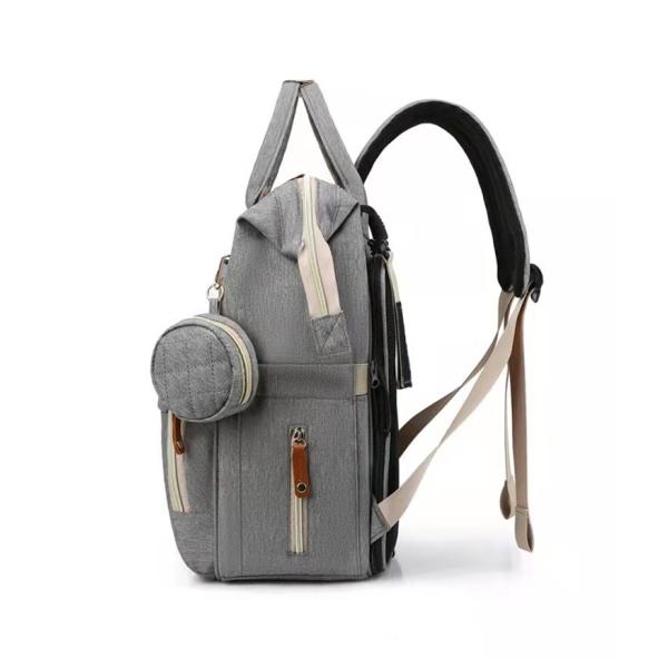 Multi Function Mommy Diaper Backpack With Changing Bed Infant Baby Diaper Bag