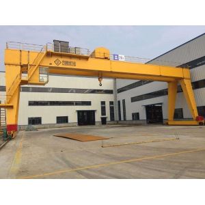 China IP55 Rail Mounted Double Girder 20 Ton Gantry Crane For Iron Steel Chemical Industry on sale