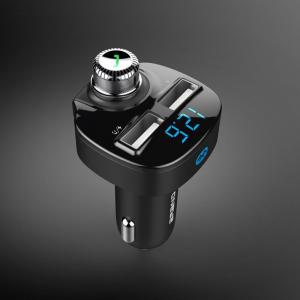 Quality Bluetooth Car FM Transmitter Audio Adapter Receiver Wireless Hands Free Car Kit for sale