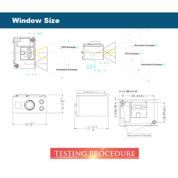 LV30 752*480 CMOS Mini TTL232 Interface Used for Handheld Device Portable Scanner Line Scanner Module