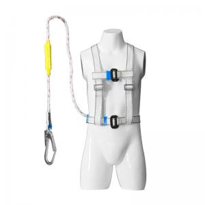 China Outdoor High Altitude Work Full Body Five Point Fall Arrest Safety Rope Set on sale