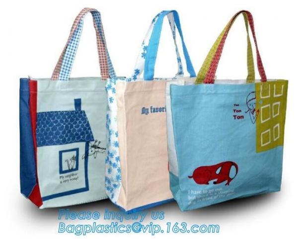 Promotional Ecological Handled Style Canvas Cotton Tote Bags For School Books,Eco white cotton canvas cotton rope handle