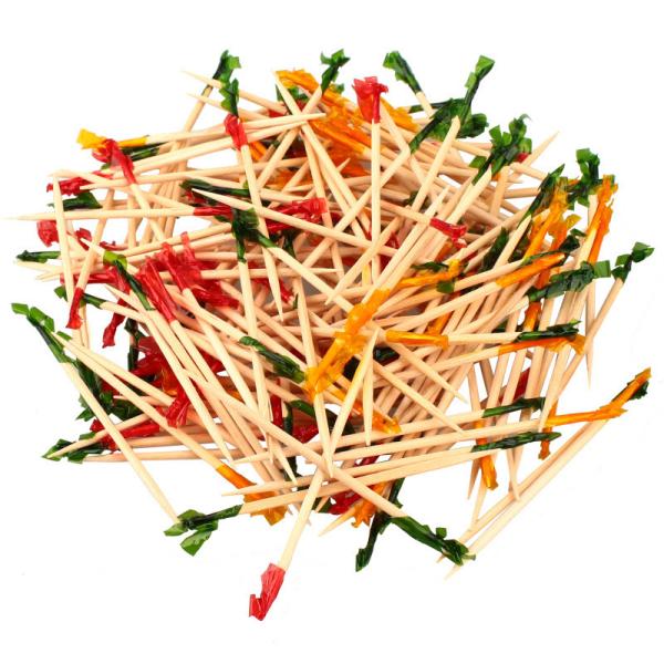 Customized Bamboo Toothpicks Individually Packaged Customized Request Wooden Toothpicks