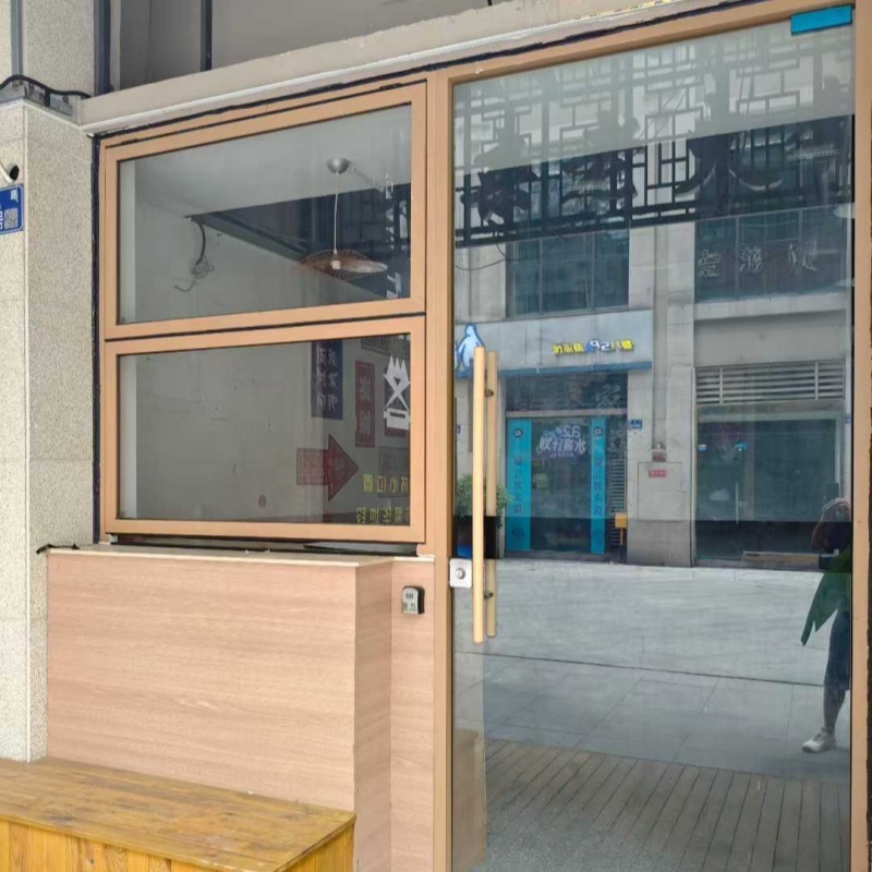 Modern Aluminum Vertical Foldable Door Window Combination Thermal Insulation Double Glass Soundproof Bifold Window Commercial