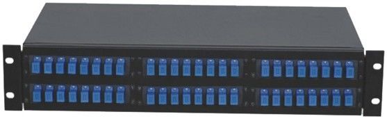 Drawer Type 48 Port Optical Coupler 2u , Rack Mount Fiber Optic Device