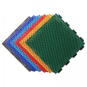 China Kindergarten Plastic Sports Floor Mat with Suspended Flooring in Customized Colors on sale