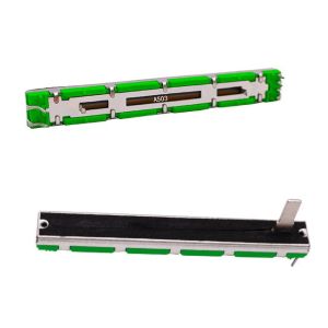 Quality 75mm mixer fader B10K dual stereo sliding potentiometer B103 for sale