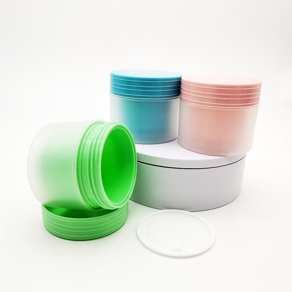Matt Surface Eco Friendly 80g Various Color Empty Round Shape PP Plastic Cream Jar