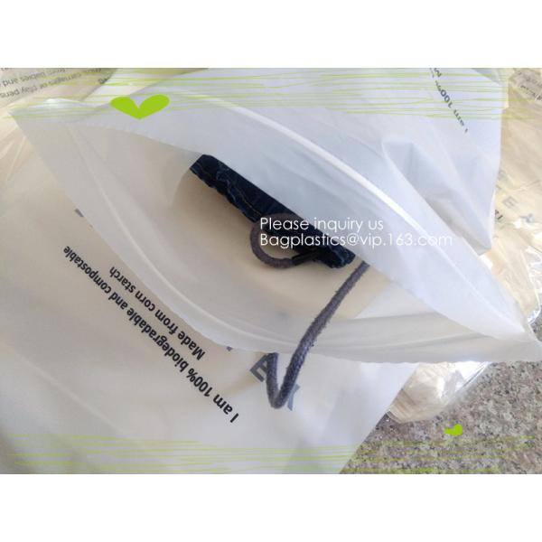 PLA Biodegradable Corn Starch Compostable LDPE k Bag, Environmentally friendly, recyclable, reusable, reclosable
