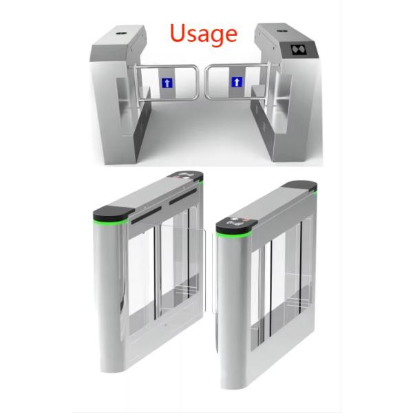 Automatic RFID Stainless Swing Gate Motor For Mall Swing Barrier Turnstile